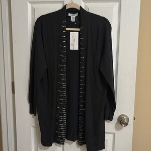 NWT Black sweater with ringtone